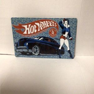 hot wheels display sign pin up girl logo display sign